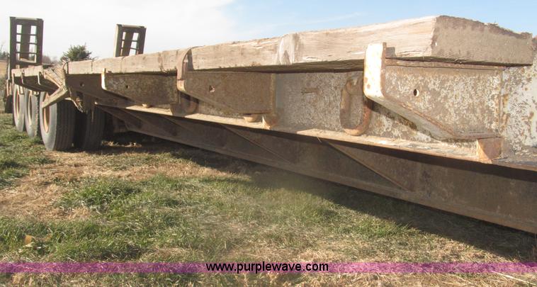 image for item AE9377 1974 Dorsey 30' dozer triple axle trailer