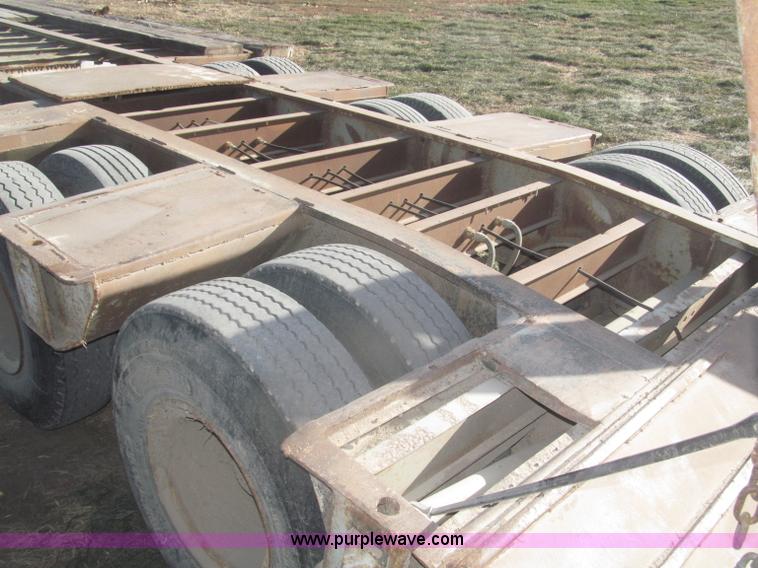 image for item AE9377 1974 Dorsey 30' dozer triple axle trailer