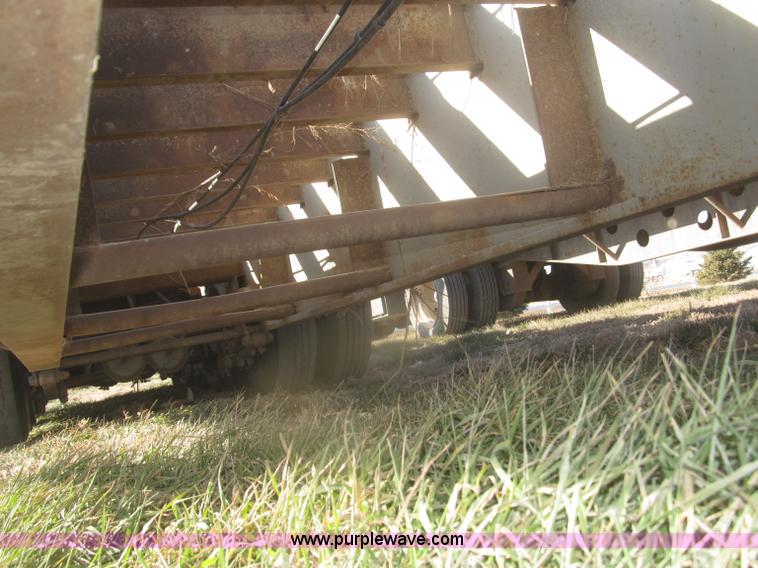 image for item AE9377 1974 Dorsey 30' dozer triple axle trailer