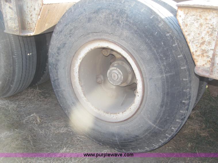 image for item AE9377 1974 Dorsey 30' dozer triple axle trailer