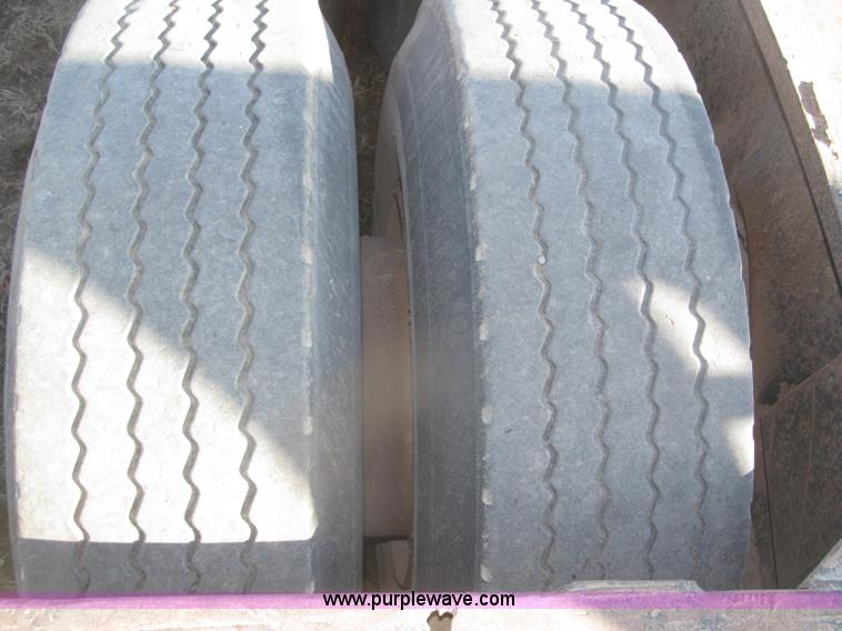 image for item AE9377 1974 Dorsey 30' dozer triple axle trailer