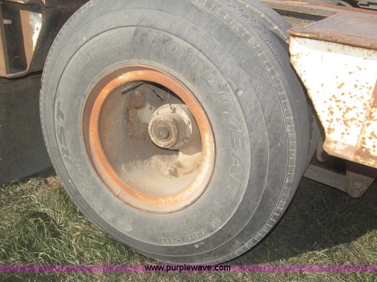 image for item AE9377 1974 Dorsey 30' dozer triple axle trailer