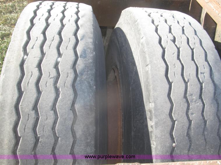 image for item AE9377 1974 Dorsey 30' dozer triple axle trailer