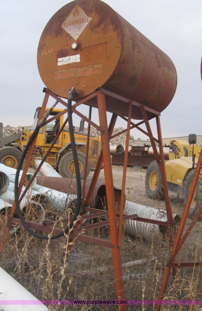 image for item AX9551 (2) gravity flow fuel tanks on stands