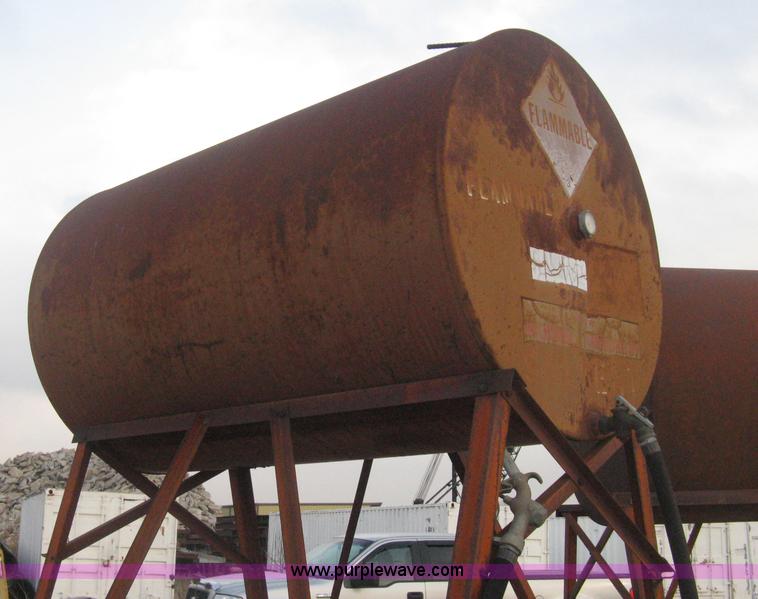 image for item AX9551 (2) gravity flow fuel tanks on stands