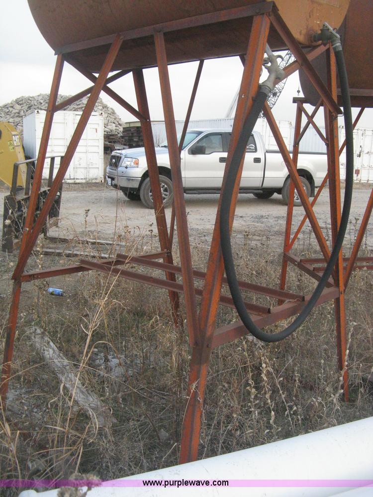 image for item AX9551 (2) gravity flow fuel tanks on stands