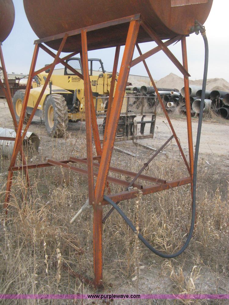 image for item AX9551 (2) gravity flow fuel tanks on stands