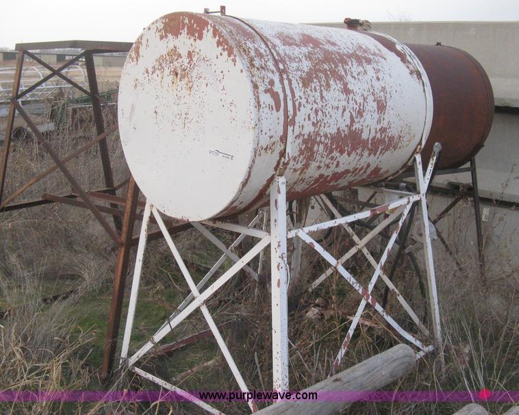 image for item AX9552 (2) gravity flow fuel tanks on stands