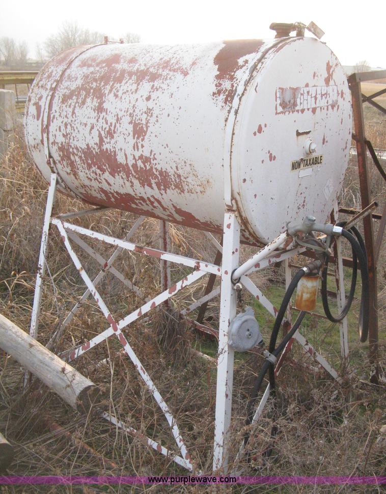 image for item AX9552 (2) gravity flow fuel tanks on stands