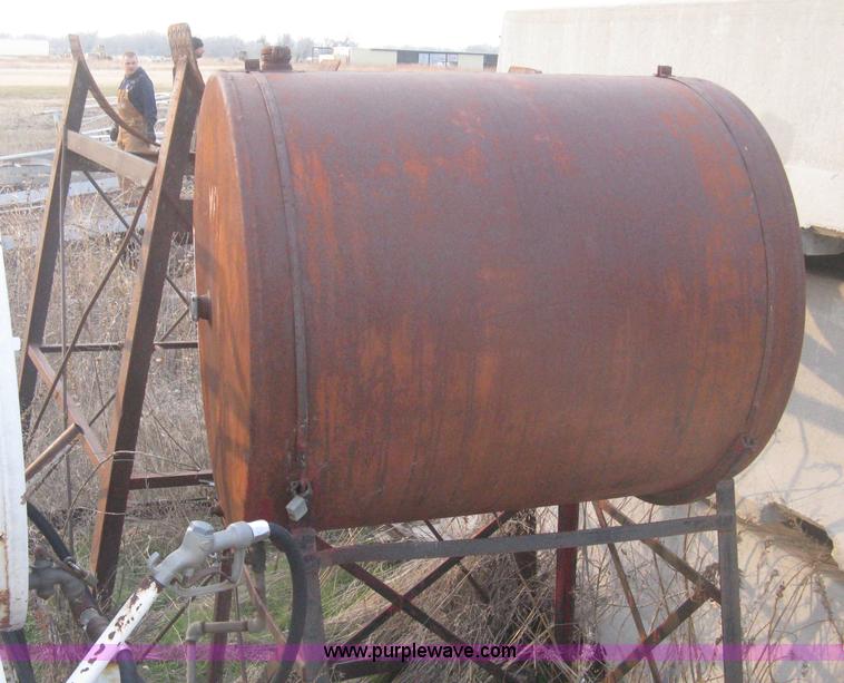 image for item AX9552 (2) gravity flow fuel tanks on stands