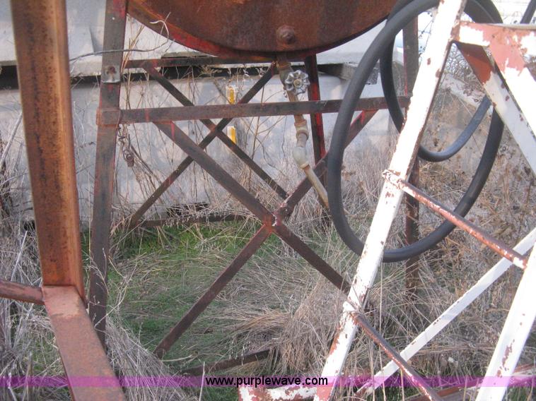 image for item AX9552 (2) gravity flow fuel tanks on stands