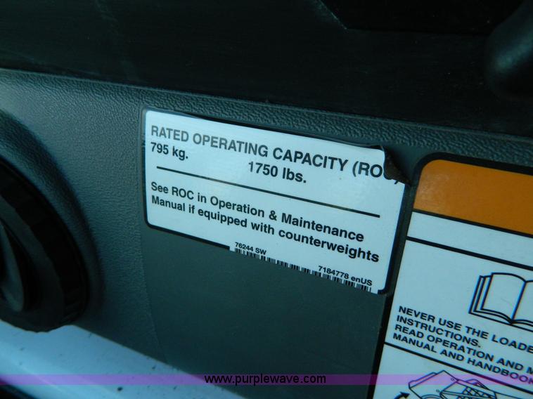 image for item D6080 2011 Bobcat S175 skid steer