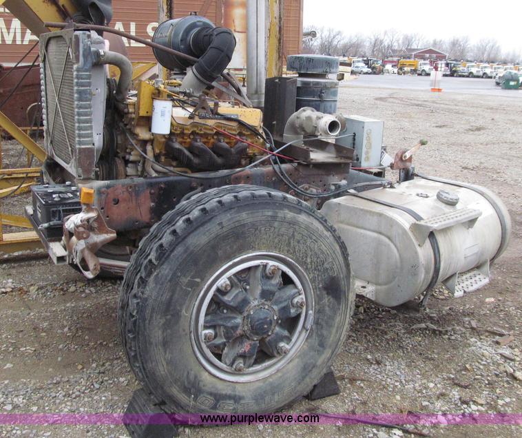 image for item E4641 Shop built single axle portable cement blower