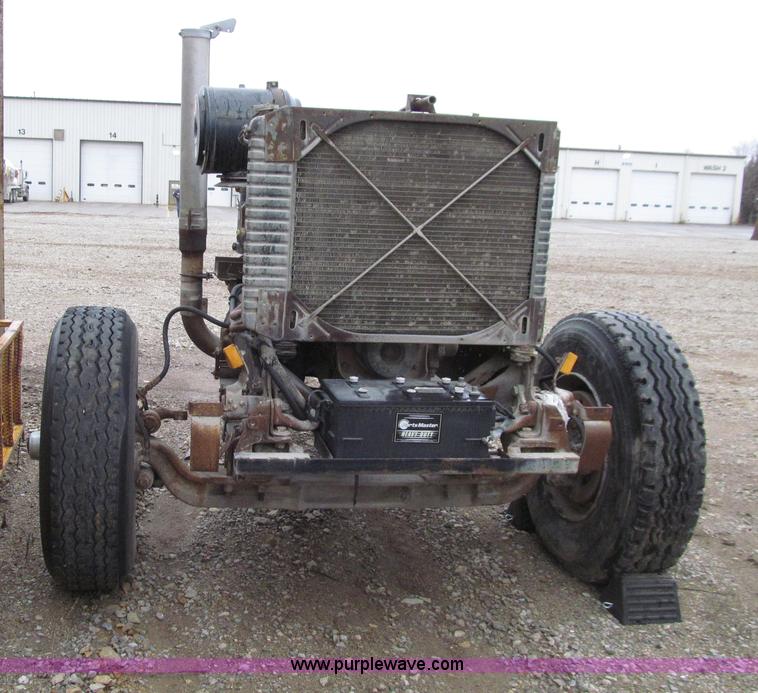 image for item E4641 Shop built single axle portable cement blower