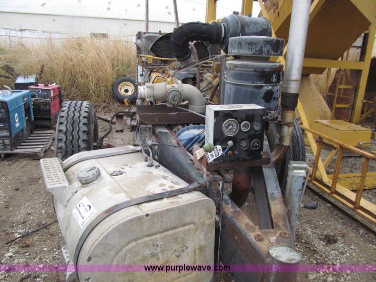 image for item E4641 Shop built single axle portable cement blower