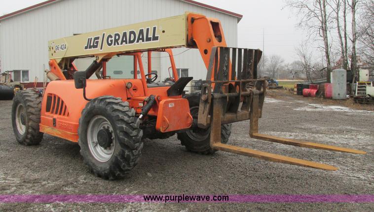 image for item E5230 2003 JLG G6-42A Gradall rough terrain telehandler