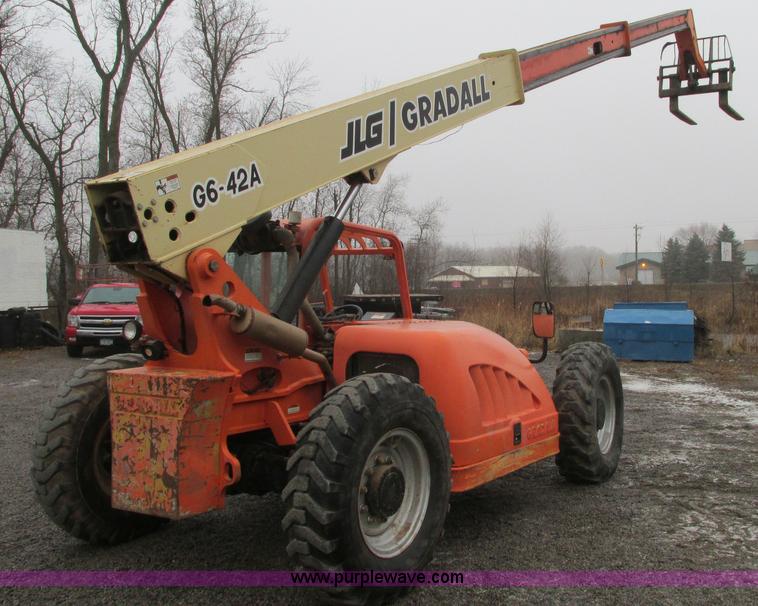 image for item E5230 2003 JLG G6-42A Gradall rough terrain telehandler