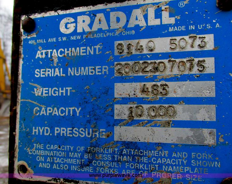 image for item E5230 2003 JLG G6-42A Gradall rough terrain telehandler