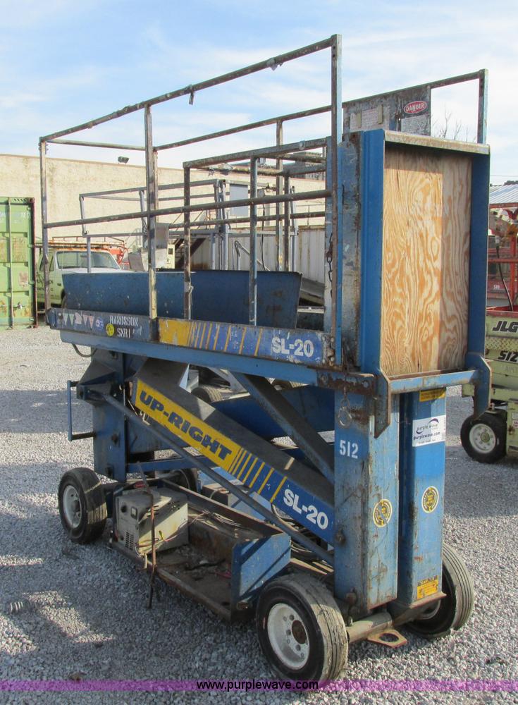 image for item F5457 SL-20 63000 upright scissor lift