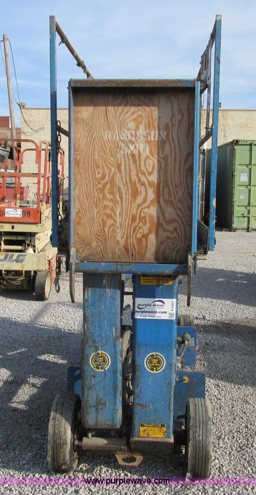 image for item F5457 SL-20 63000 upright scissor lift