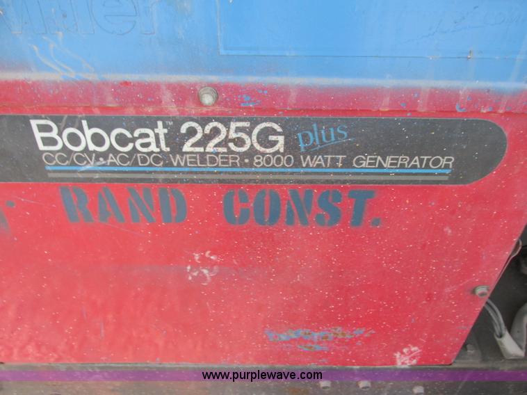 image for item F5463 Bobcat 225 G Plus welder generator