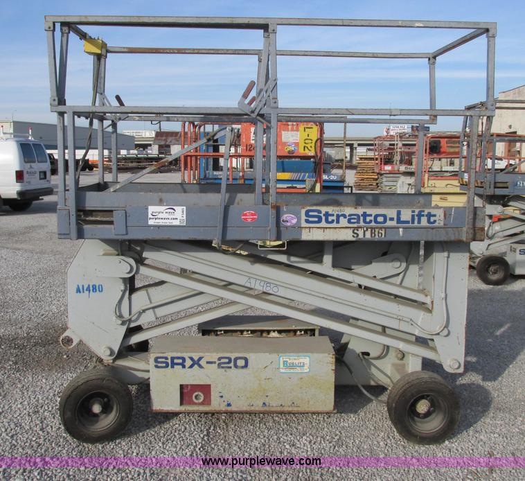 image for item F5465 Strato Lift 8RX SRX-20 scissor lift