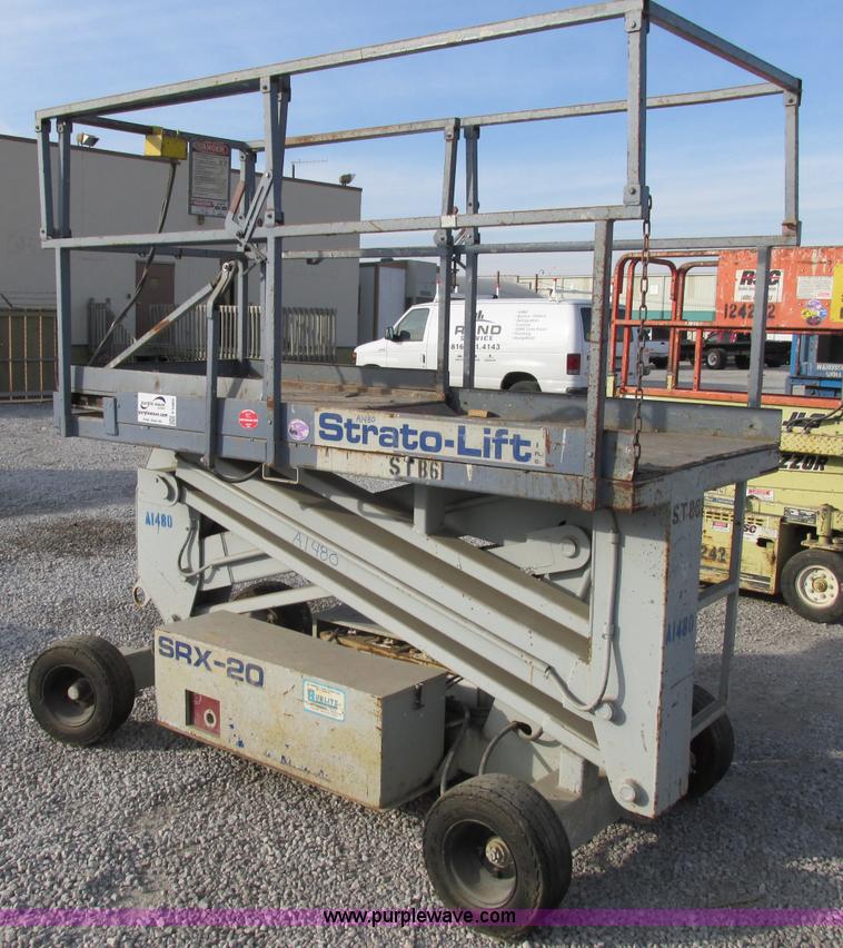 image for item F5465 Strato Lift 8RX SRX-20 scissor lift