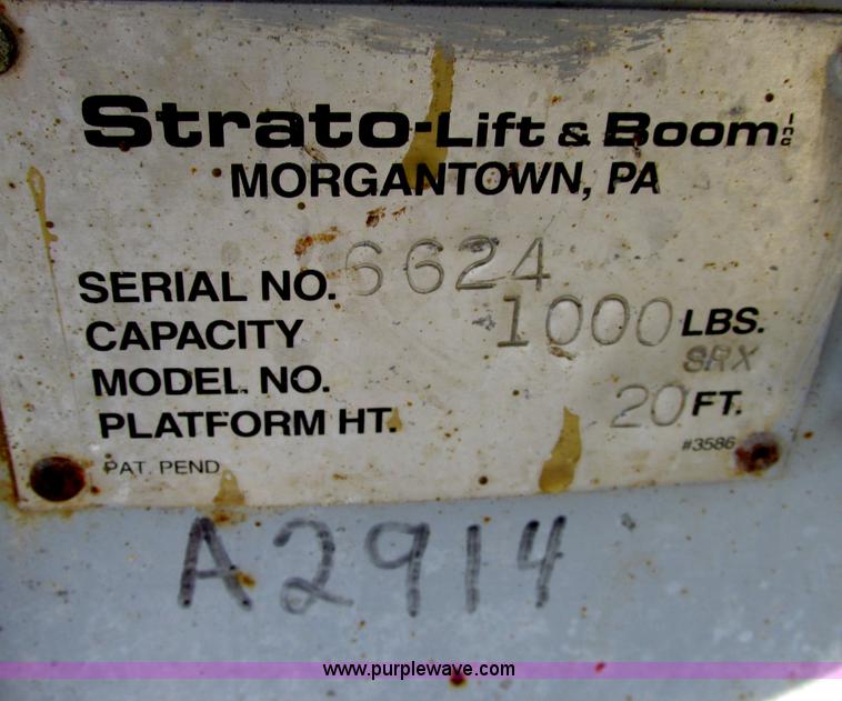 image for item F5468 Strato Lift 8RX scissor lift