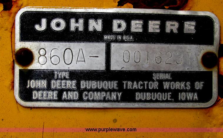 image for item F5474 1975 John Deere 860A elevating scraper