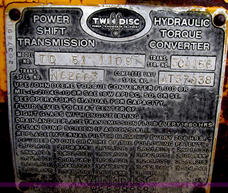 image for item F5474 1975 John Deere 860A elevating scraper