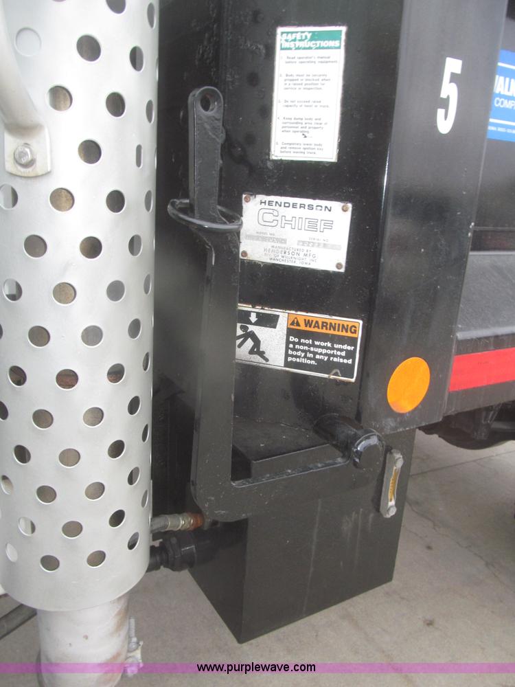 image for item F7218 1998 International 810 low profile dump truck