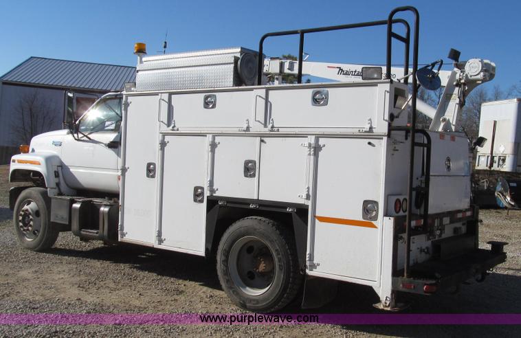 image for item G2203 1996 Chevrolet Kodiak service truck with Maintainer 3220 service crane