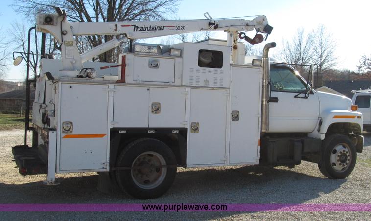 image for item G2203 1996 Chevrolet Kodiak service truck with Maintainer 3220 service crane