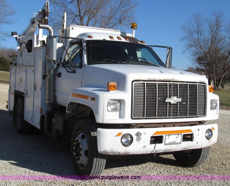 image for item G2203 1996 Chevrolet Kodiak service truck with Maintainer 3220 service crane