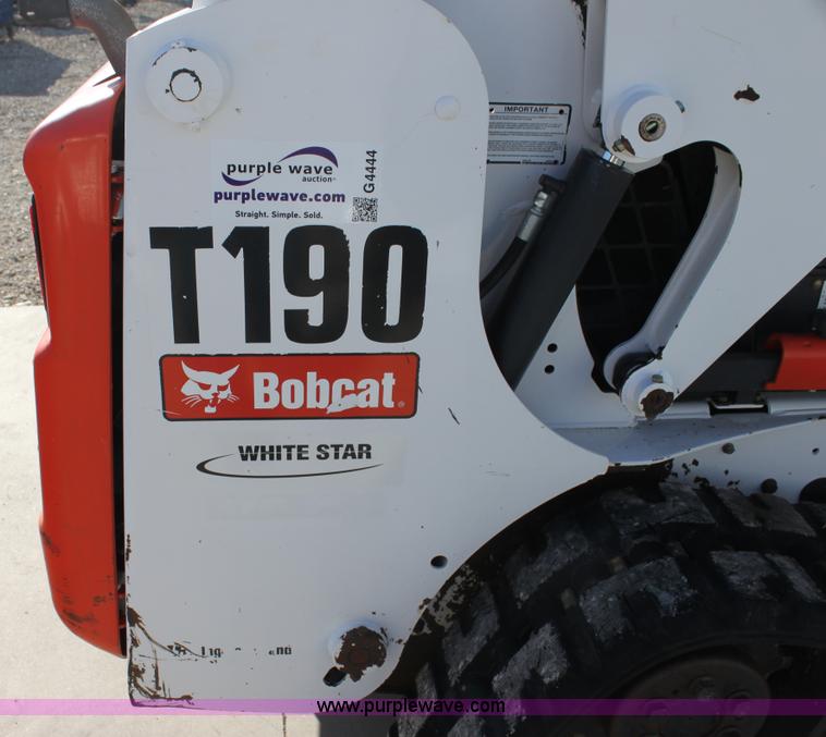 image for item G4444 2007 Bobcat T190 track skid steer