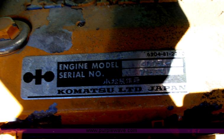 image for item G4448 Komatsu PC75UU mini excavator