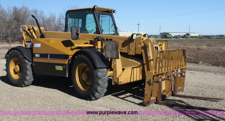 image for item G4452 2000 Caterpillar TH63 telehandler