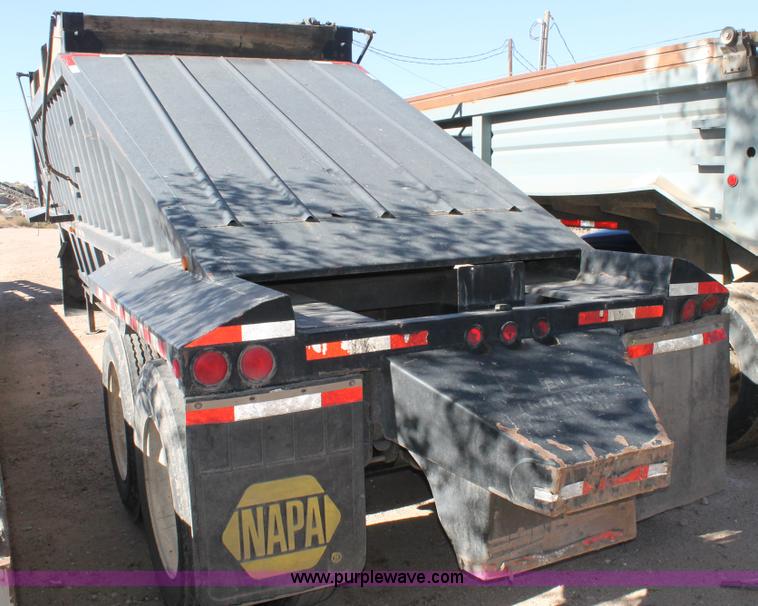 image for item G5831 2001 CTS belly dump trailer