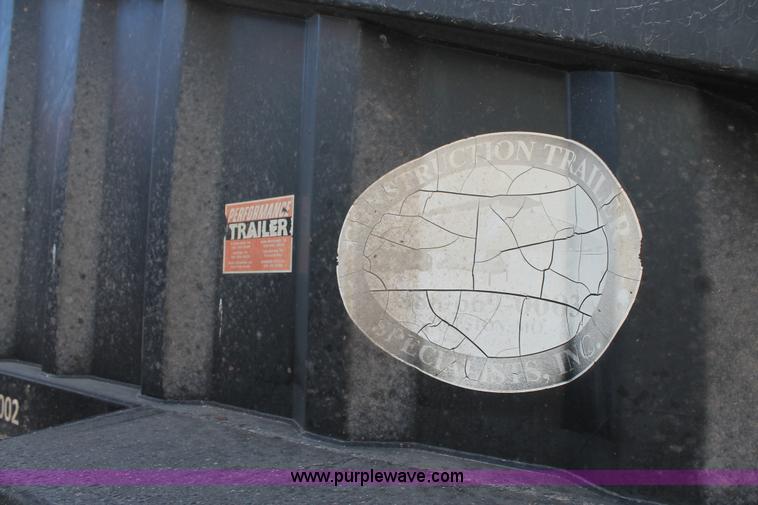 image for item G5831 2001 CTS belly dump trailer