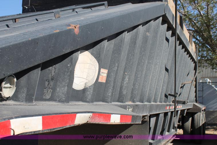 image for item G5831 2001 CTS belly dump trailer