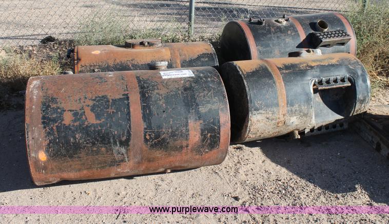 image for item G5838 (4) Mack truck semi truck fuel tanks