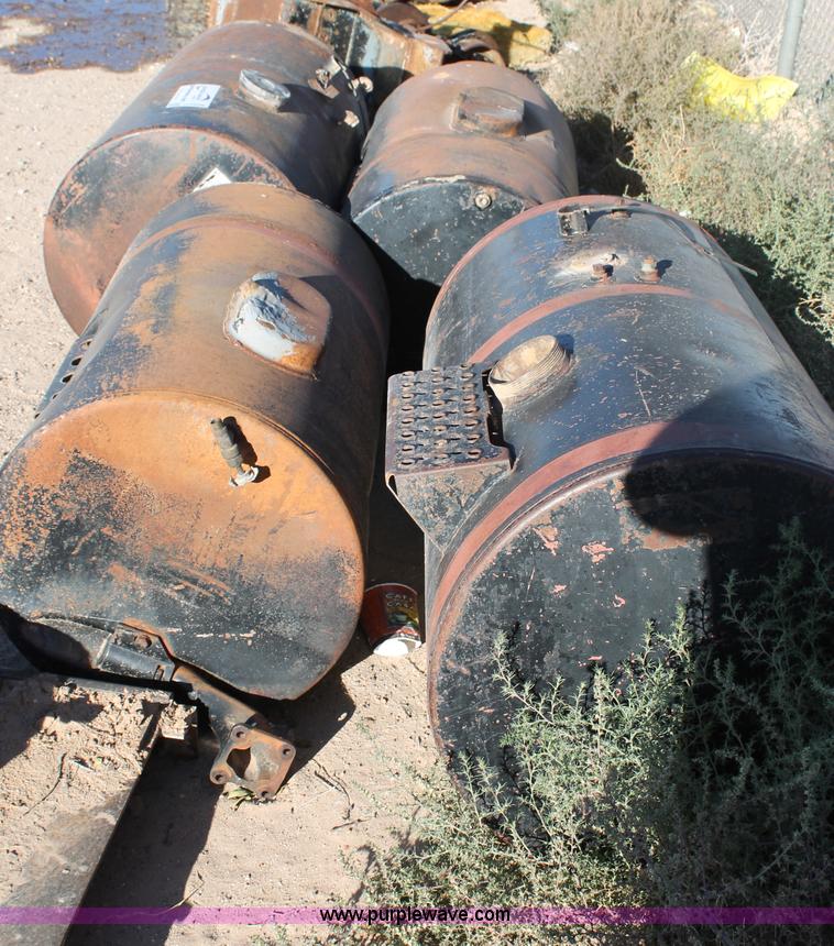 image for item G5838 (4) Mack truck semi truck fuel tanks
