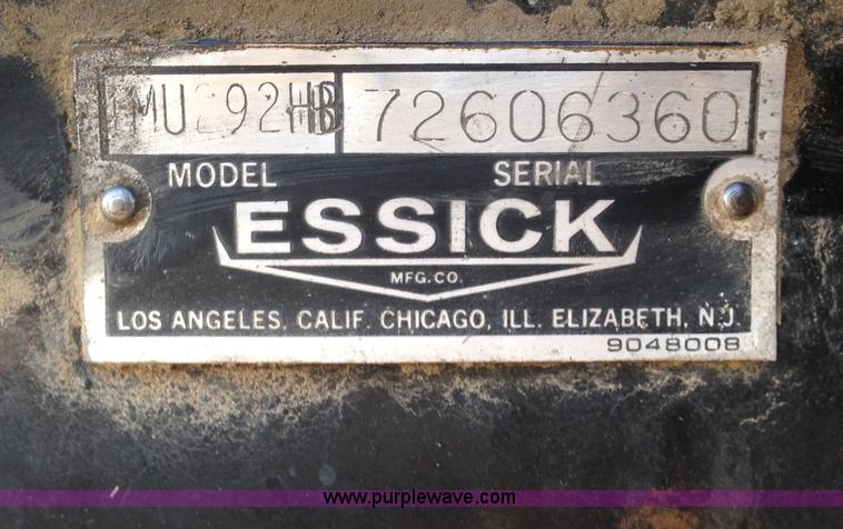 image for item G6277 Essick 1MU292HB air compressor