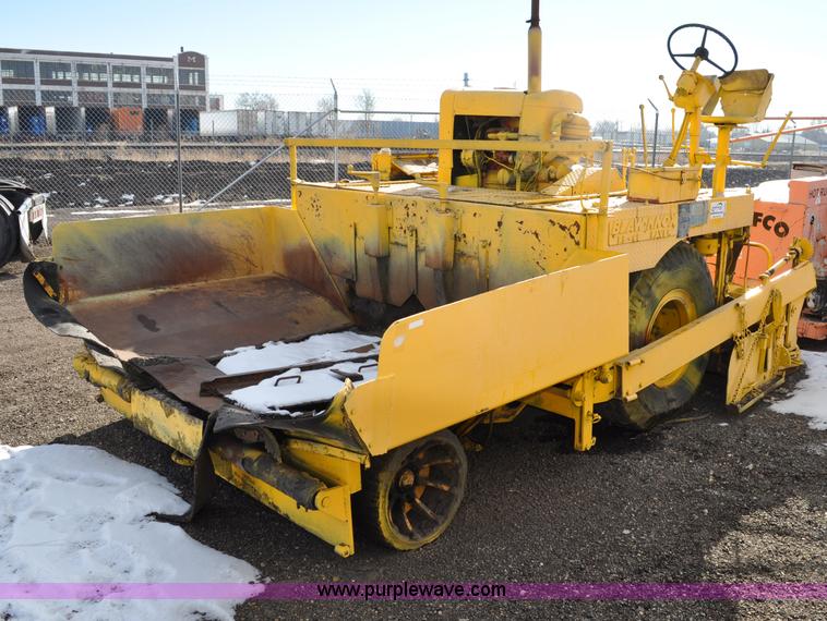 image for item G6325 Blaw-Knox PF65 wheel mounted asphalt paver
