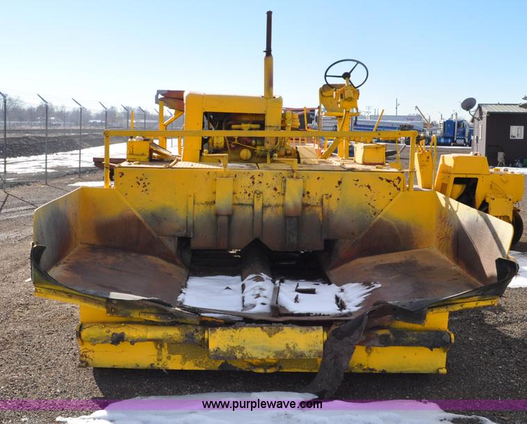 image for item G6325 Blaw-Knox PF65 wheel mounted asphalt paver
