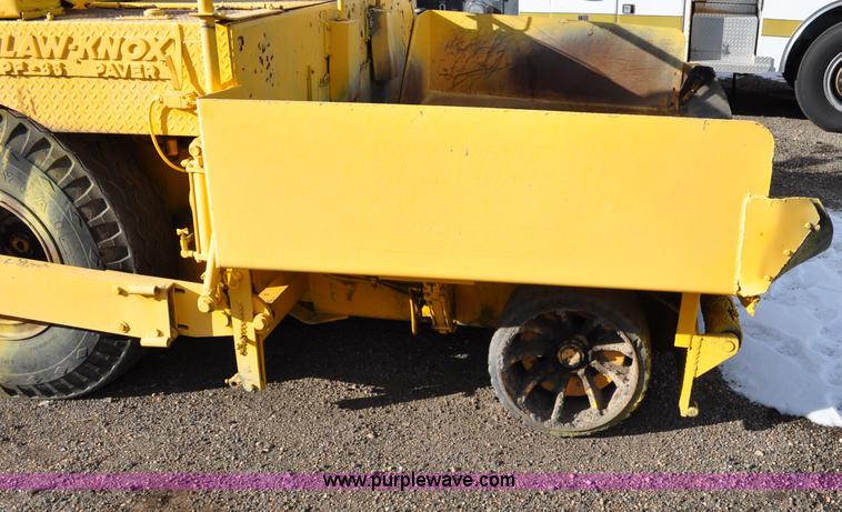 image for item G6325 Blaw-Knox PF65 wheel mounted asphalt paver