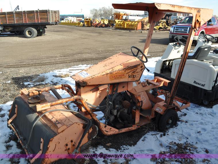 image for item G6329 Lay-Mor three wheeled sweeper