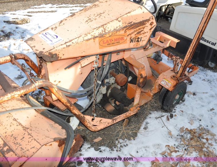 image for item G6329 Lay-Mor three wheeled sweeper