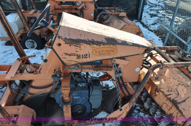 image for item G6329 Lay-Mor three wheeled sweeper