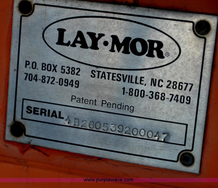 image for item G6330 Lay-Mor three wheeled sweeper